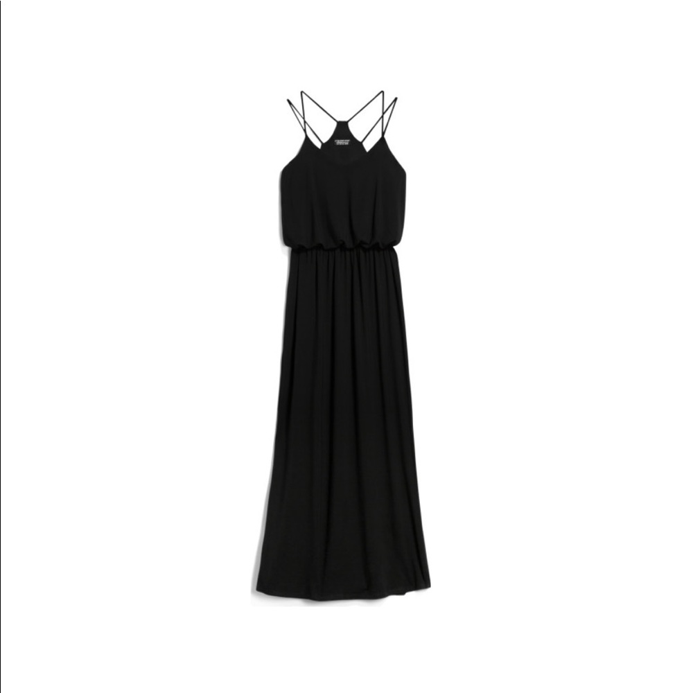 Black maxi dress, size small